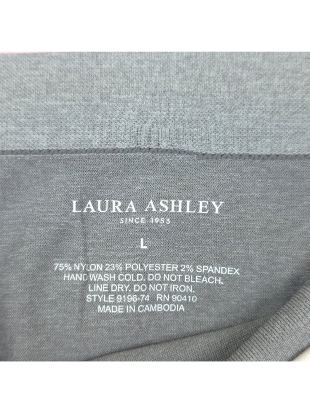 Laura Ashley Womens 5-Pack Panties Nylon & Spandex Briefs Large Soft - Picture 6 of 15